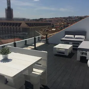 A Terrace On A Topfloor With A View , Lisboa Portugal